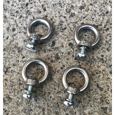 Stainless steel screw eyelet hanger with M5 bolt